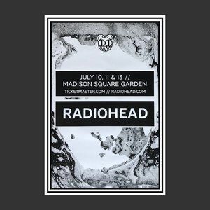 Radiohead Promotional Poster 24x36 Madison Square Garden NYC July 2018